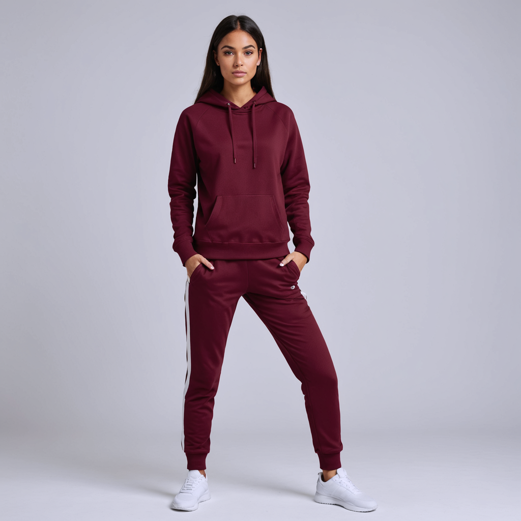 Burgundy Jogger Set
